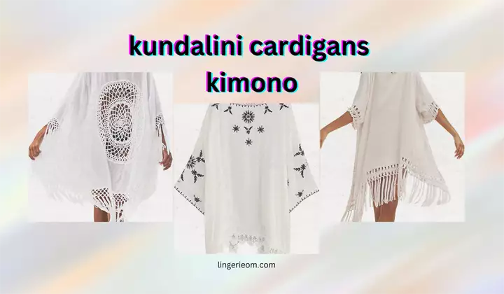 White loose kimono cardigan