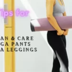 how to clean yoga pants